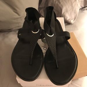 Calvin Klein Sandals, Color:Black; Size 12M
